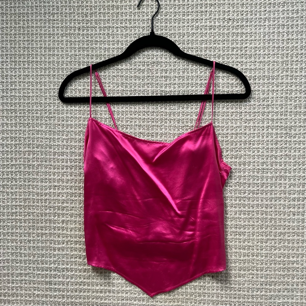 Reformation Gruyère Silk Tank Top